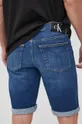 Rifľové krátke nohavice Calvin Klein Jeans  98% Bavlna, 2% Elastan