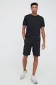 Kratke hlače za trening Calvin Klein Performance Modern Sweat crna