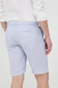 bijela Lanene kratke hlače La Martina