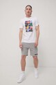 Ellesse szorty Silvan Fleece Short SHF09162 szary SS23