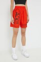 Bavlnené šortky Converse 10024377.A01 červená SS22