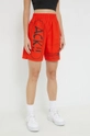 Converse cotton shorts red