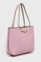Oboustranná kabelka Guess ECO BRENTON HWEVG8.39023 růžová SS23