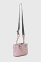 Emporio Armani borsa a mano in pelle rosa