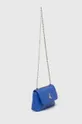 Δερμάτινη τσάντα Patrizia Pepe μπλε