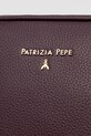 Kožená kabelka Patrizia Pepe burgundské CB8985.L001