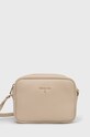 Patrizia Pepe Torebka skórzana skóra licowa beżowy CB8985.L001