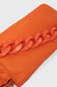 Kožená kabelka Patrizia Pepe 8B0275.L037 oranžová SS22