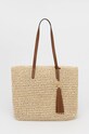 Lauren Ralph Lauren torebka 431818856001 mieści A4 beżowy 431818856001