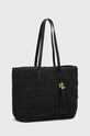 Τσάντα Lauren Ralph Lauren 431818856002 μαύρο SS22