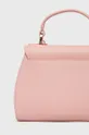 рожевий Шкіряна сумочка Love Moschino