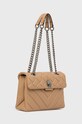 Akcesoria Kurt Geiger London torebka skórzana 1470448109 beżowy