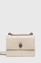 Kurt Geiger London torebka skórzana nie mieści A4 beżowy 2888541109