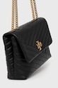Tory Burch torebka skórzana Kira Chevron 90446.001 czarny SS22