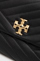 Accesorii Tory Burch poseta de piele 90446.001 negru