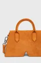pomarańczowy Karl Lagerfeld torebka zamszowa 220W3002