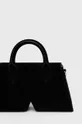 czarny Karl Lagerfeld torebka zamszowa 220W3002