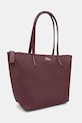 Lacoste handbag NF2037PO maroon SS25