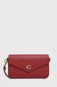 rosso Coach borsa a mano in pelle Donna