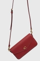 rosso Coach borsa a mano in pelle