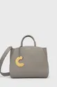 γκρί Δερμάτινη τσάντα Coccinelle Γυναικεία