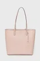 ροζ Δερμάτινη τσάντα DKNY Γυναικεία