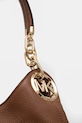 Kožená kabelka MICHAEL Michael Kors hnědá 30T9G0LE3L