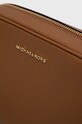 Kožená kabelka MICHAEL Michael Kors hnedá 32F7GGNM8L