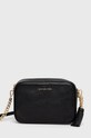 Шкіряна сумочка MICHAEL Michael Kors лицьова шкіра чорний 32F7GGNM8L