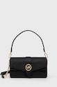 Шкіряна сумочка MICHAEL Michael Kors лицьова шкіра чорний 30H1GGRL2L