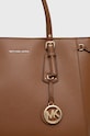 MICHAEL Michael Kors torebka skórzana 30H7GV6T8L brązowy 30H7GV6T8L