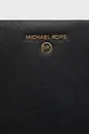 Kožená kabelka MICHAEL Michael Kors čierna