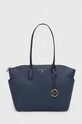 MICHAEL Michael Kors poseta de piele uni bleumarin 30S2G6AT2L