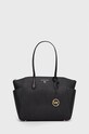 Кожаная сумочка MICHAEL Michael Kors кожа чёрный 30S2G6AT2L