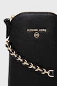 MICHAEL Michael Kors pokrowiec na telefon skórzany 32T0GT9C1L czarny 32T0GT9C1L