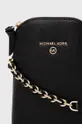 μαύρο Δερμάτινη θήκη τηλεφώνου MICHAEL Michael Kors