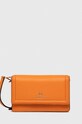 Kožená psaníčko MICHAEL Michael Kors přírodní kůže oranžová 32S1GT9C5L