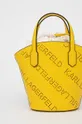 Δερμάτινη τσάντα Karl Lagerfeld  65% Δέρμα βοοειδών, 35% Βαμβάκι