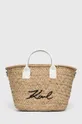 beżowy Karl Lagerfeld kosz plażowy 221W3081 Damski