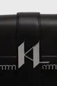 czarny Karl Lagerfeld torebka skórzana 221W3047