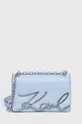 niebieski Karl Lagerfeld torebka skórzana 201W3101.61 Damski