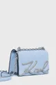 Karl Lagerfeld torebka skórzana 201W3101.61 niebieski