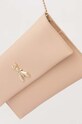 Patrizia Pepe kopertówka skórzana beżowy CB5460.L011