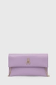 violetto Patrizia Pepe pochette di pelle Donna