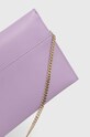 Kožené psaníčko Patrizia Pepe fialová CB5460.L011
