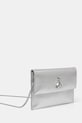 Patrizia Pepe kopertówka damska skórzana CB5460.L041 srebrny AA00