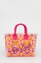Kabelka MC2 Saint Barth vzorovaný oranžová COL0001