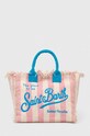 MC2 Saint Barth borsa da mare sovrastampa rosa VANI001