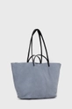 AllSaints torebka zamszowa NADALINE E/W TOTE niebieski