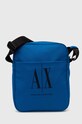 Armani Exchange saszetka nie mieści A4 niebieski 952337.CC124